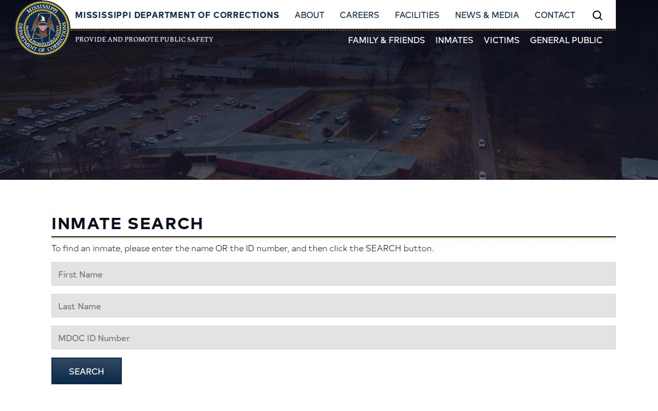 Greene County MDOC released inmate search screen