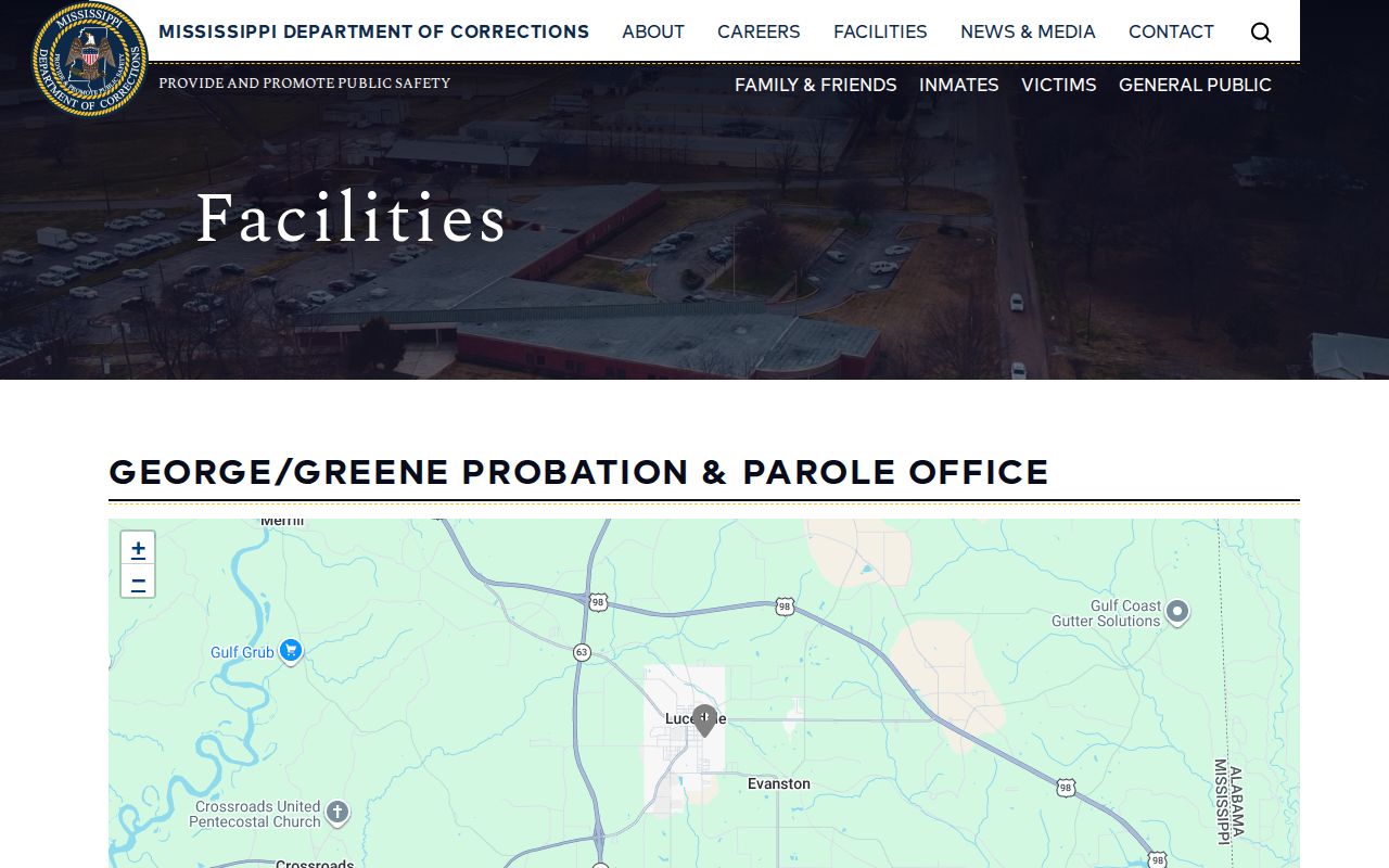 George Greene office for Greene County parole and probation supervision