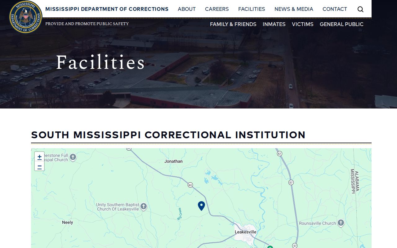 South Mississippi Correctional Institution Greene County release source